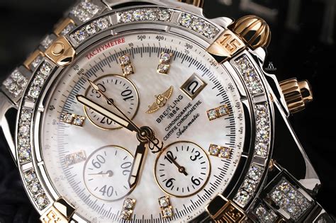 breitling diamond watch|breitling with diamond bezel.